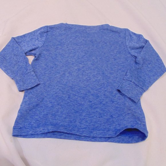 Nike Dri-Fit Just Do It Shirt Sz  24 MONTHS Baby Toddler Infant Long Sleeve Blue - Picture 3 of 4